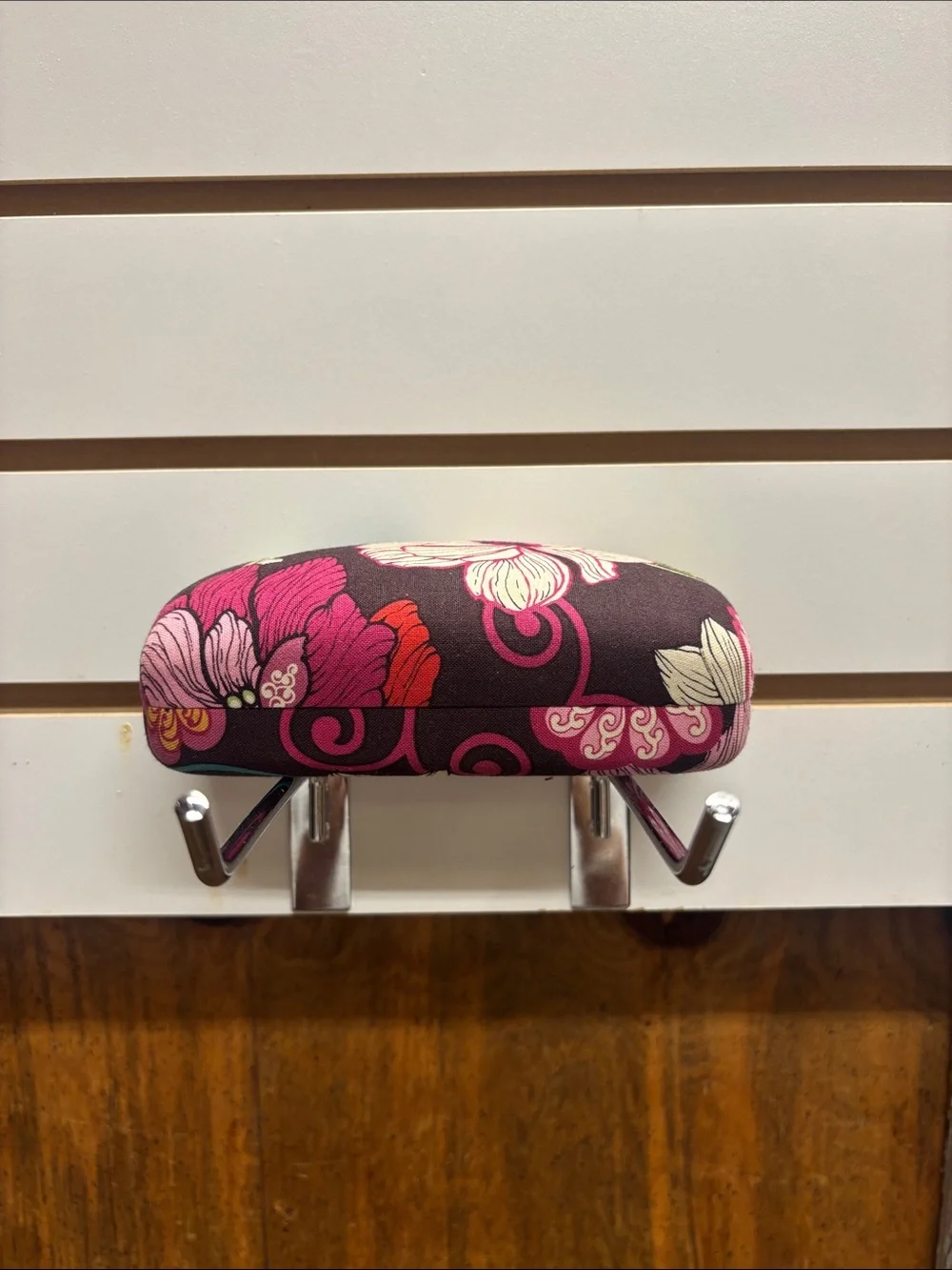 Vera Bradley Pink, Black & White Floral Padded Sun Glass Case